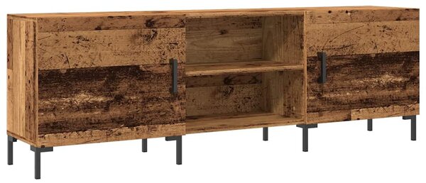 Antik fa színű szerelt fa TV-szekrény 150 x 30 x 50 cm