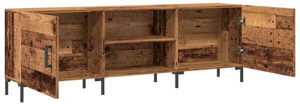 Antik fa színű szerelt fa TV-szekrény 150 x 30 x 50 cm
