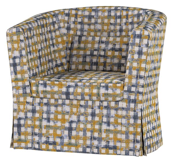 Huzat Ikea Ektorp Tullsta fotelhez termék színe kék szövet fonott, mintás