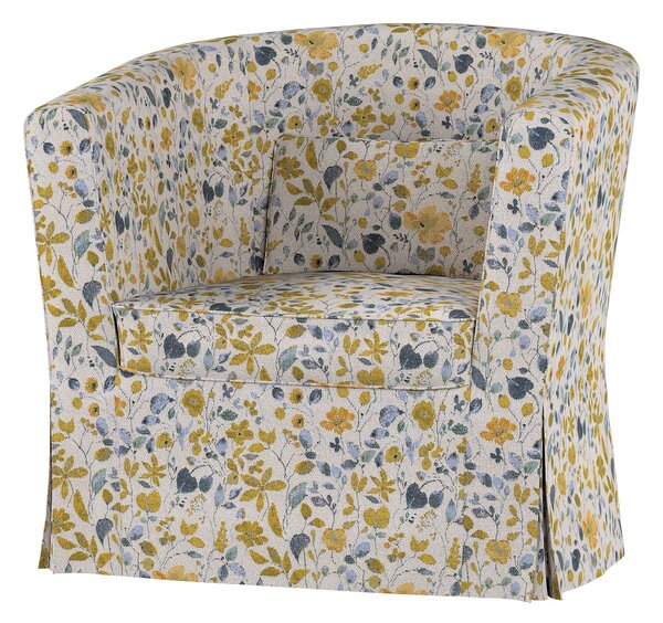 Huzat Ikea Ektorp Tullsta fotelhez termék színe sárga szövet fonott, mintás
