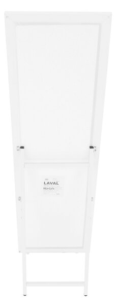 KONDELA Álló tükor, fehér/arany dísz, LAVAL