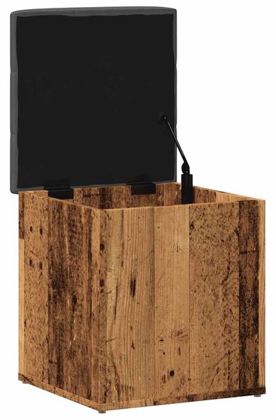 Tárolópad antik fa 42 x 42 x 45 cm szerelt fa
