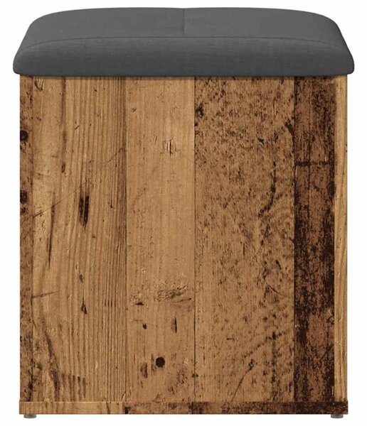 Tárolópad antik fa 42 x 42 x 45 cm szerelt fa