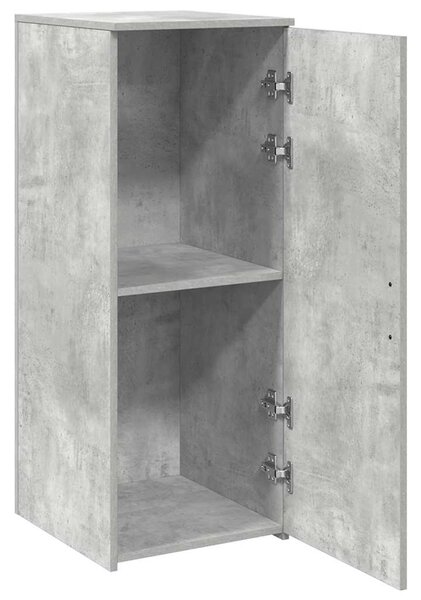 Tároló szekrény betonszürke 40x45x103,5 cm szerelt fa