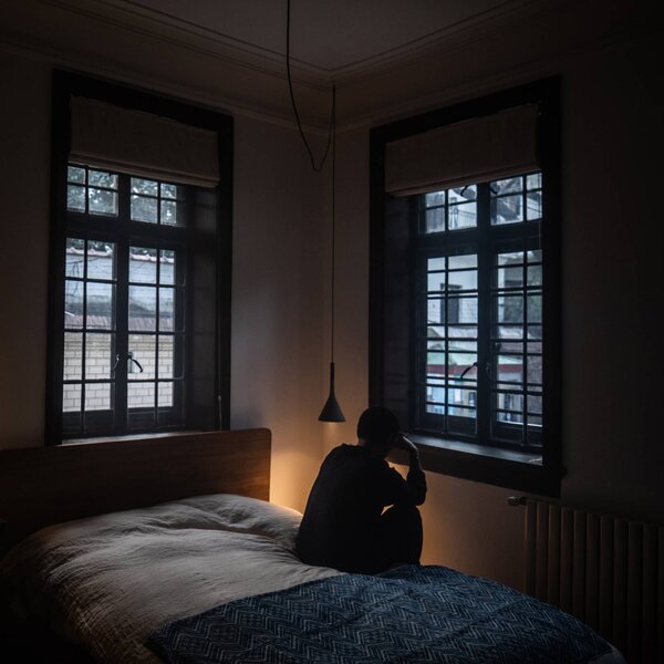 Foscarini Aplomb Mini függő lámpa betonból, szürke, dimmelhető, Alu / szürke / cink, Konyha, Beton, Dizájn