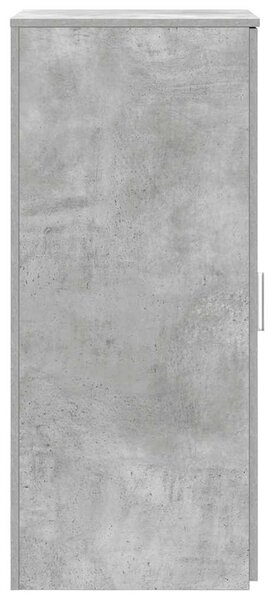 Tároló szekrény betonszürke 40x45x103,5 cm szerelt fa