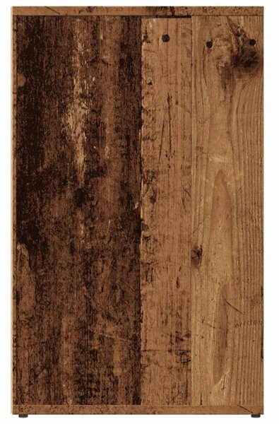 Antik fa szerelt fa pipereszekrény 80 x 40 x 65 cm