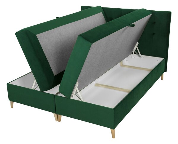 Franciaágy 140cm Citar (világos bézs)