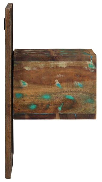 Éjjeli szekrény többszínű 50x27x50 cm fa újrahasznosított