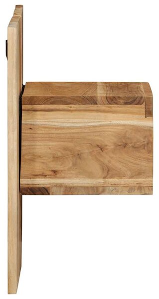 Éjjeli szekrény 50x27x50 cm tömör akácfa