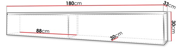TV szekrény/asztal Dilune 180 (san sebastian)