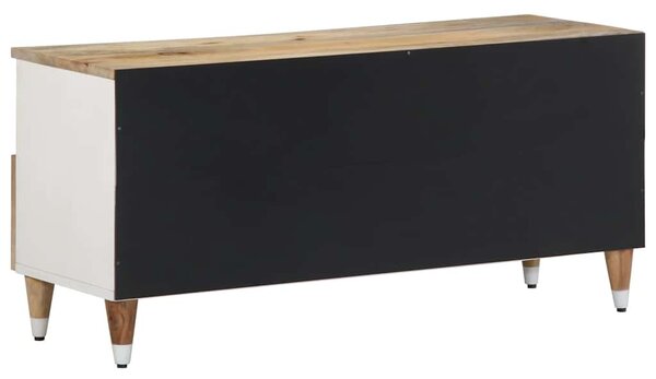 Tömör mangófa TV-szekrény100x33,5x46 cm