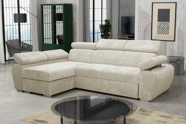 Sarokkanapé garnitúra Gozo Mini Premium (vanília) (B)