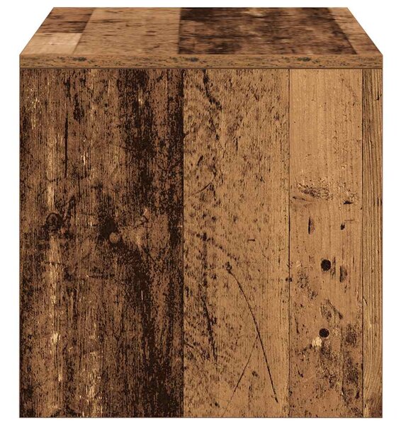 Antik hatású szerelt fa TV-szekrény 100 x 40 x 40 cm