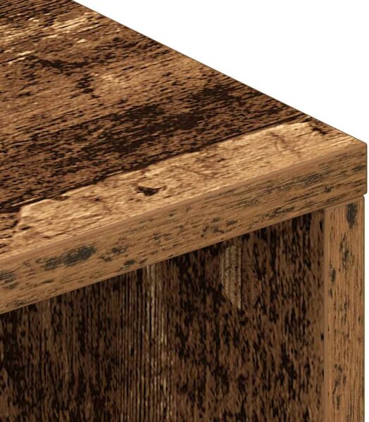 Antik hatású szerelt fa TV-szekrény 100 x 40 x 40 cm
