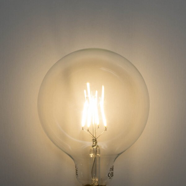 5 darab E27 dimmelhető LED izzó készlet G125 5W 450 lm 3000K