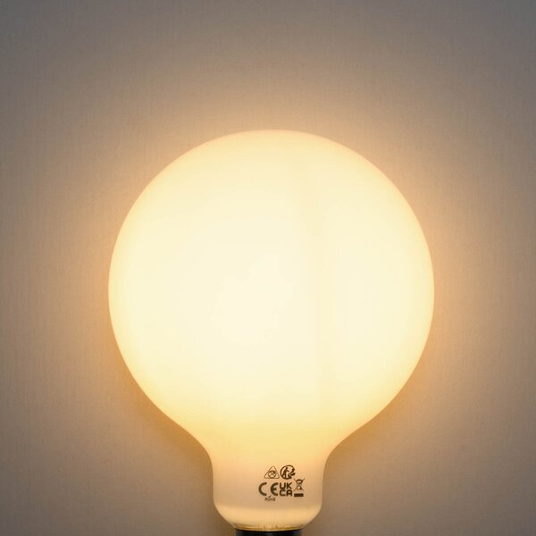 5 db E27 Dimmelhető LED izzó opál üveg G125 5W 450lm 2200K