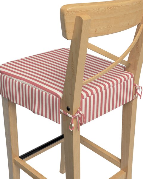 Ülőpárna Ikea Ingolf bárszékhez termék színe piros szövet mintás