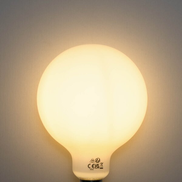 5 db-os E27 szabályozható LED izzó szett opál G125 5W 450 lm 2700K
