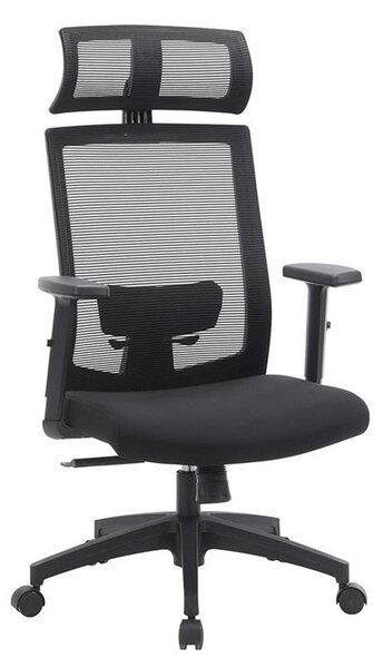 Irodai szék Songmics, fekete, 65x53x126 cm