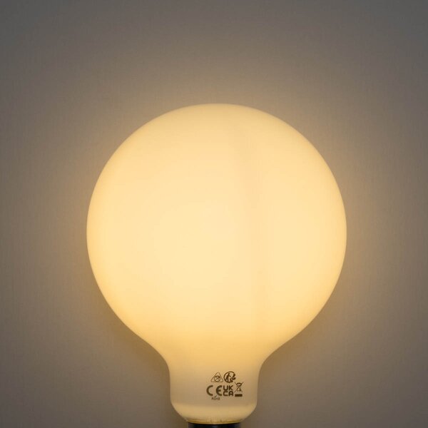5 db E27 3-lépcsős dimmelhető LED izzó opál G125 4W 450lm 2700K