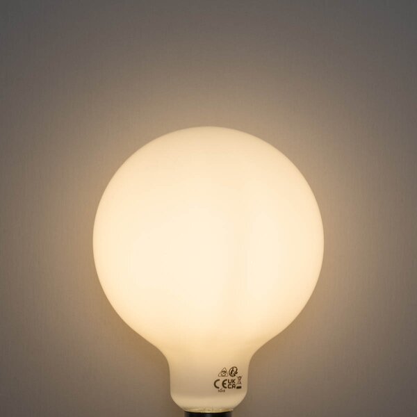 5 db E27 3-lépcsős dimmelhető LED izzó opál üveg G125 4W 450lm 3000K