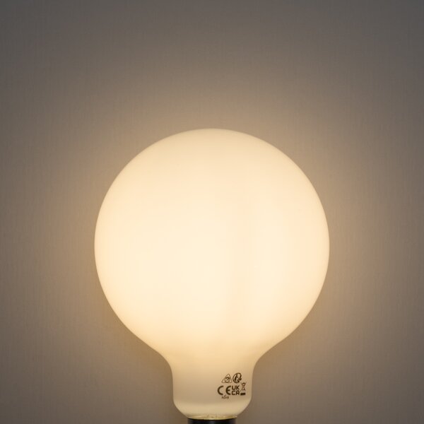 5 darabos E27 dimmelhető LED izzókészlet, opál G125 5W 450 lm 3000K