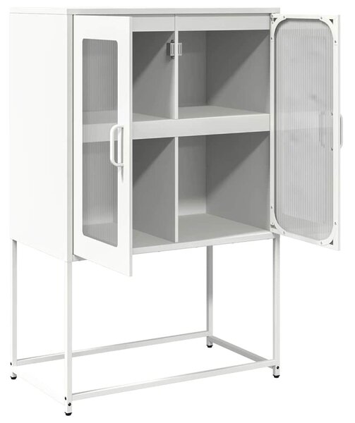 Magastábla Fehér 68x39x107 cm Acél