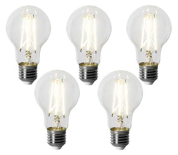 5 darabos E27 dimmelhető LED izzókészlet A60 6W 500 lm 4000K