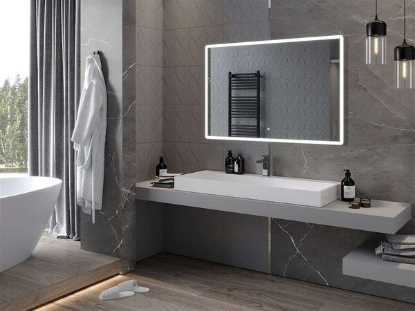 Mexen Navia LED Tükör - 100x80 cm, Páramentesítővel