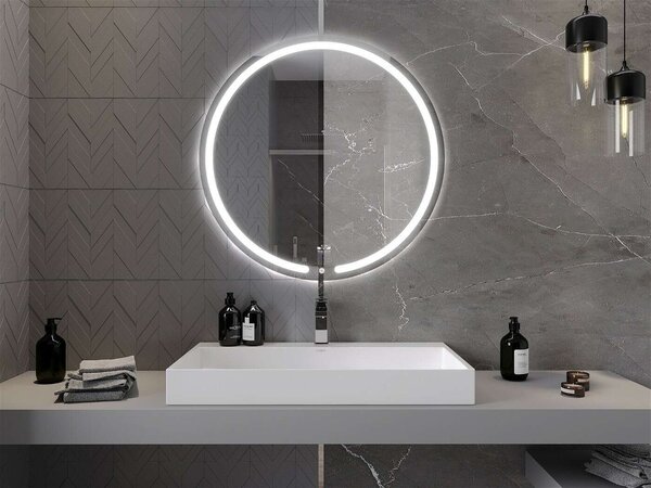 Mexen Rózs LED Tükör - Kerek 90 cm