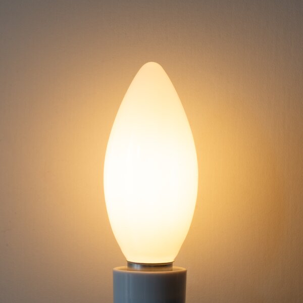 5 darabos E14 dimmelhető LED izzókészlet B35 Opál 4W 400 lm 2200K