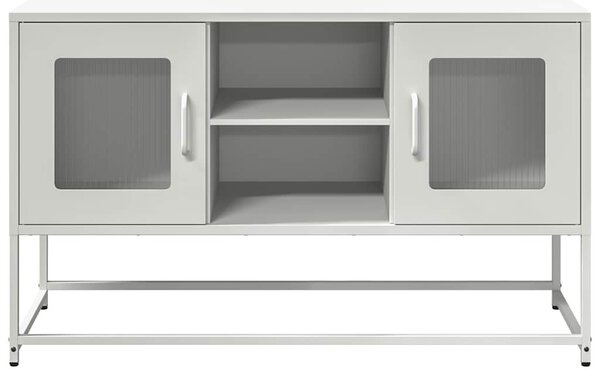 Fehér acél TV-szekrény 100,5x39x60,5 cm