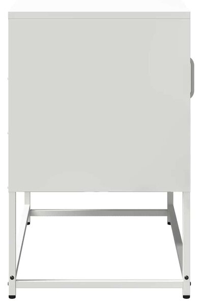 Fehér acél TV-szekrény 68 x 39 x 60,5 cm