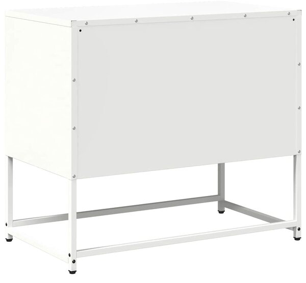 Fehér acél TV-szekrény 68 x 39 x 60,5 cm
