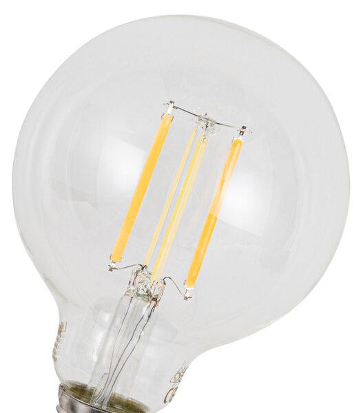 5 db Okos E27 Dimmelhető LED Izzó G95 Átlátszó 7W 806lm 2700-6500K