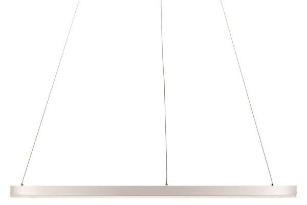 Arcchio Albiona LED lógó világítás, fehér, 1 gyűrű, Ø 80 cm, dimmelhető, Fehér / opál, Konyha, fém, Modern