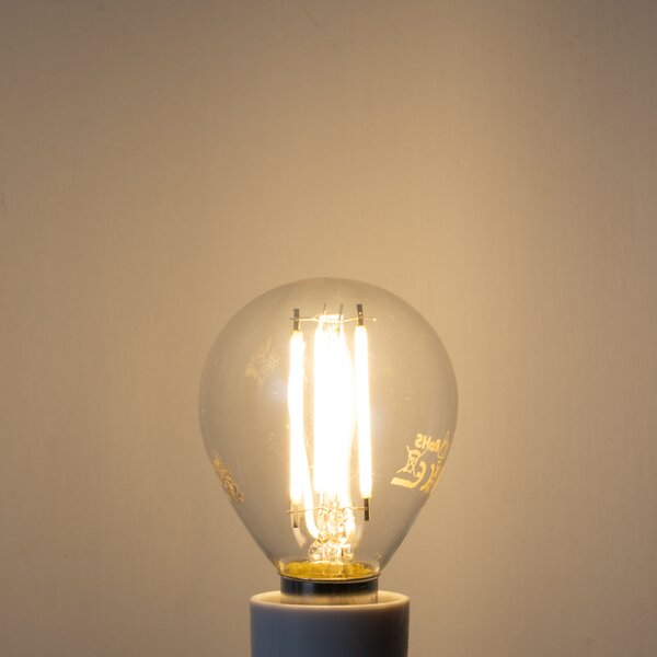 5 darabos E14 dimmelhető LED izzókészlet, G45 átlátszó, 4W, 470 lm, 2700K