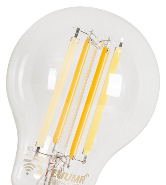5 darabos okos E27 dimmelhető LED izzó készlet A60 átlátszó 7W 806 lm 2700-6500K