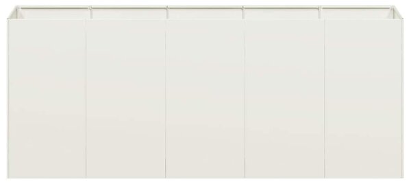 Ültetvény fehér 200x40x80 cm Hidegen hengerelt acélból