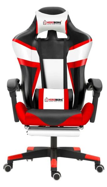 Herzberg HG-8082 Gaming Forgószék - Ergonomikus, Állítható