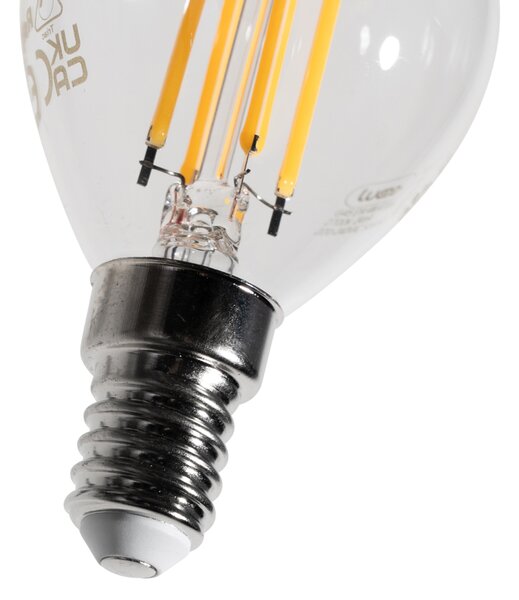 5 darabos E14 dimmelhető LED izzókészlet, G45 átlátszó, 4W, 470 lm, 2700K