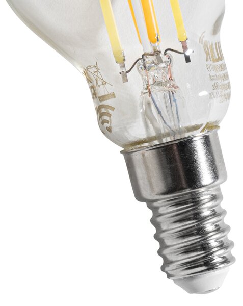 5 darabos Smart E14 LED izzó készlet P45 átlátszó 4.2W 470 lm 2700-6500K