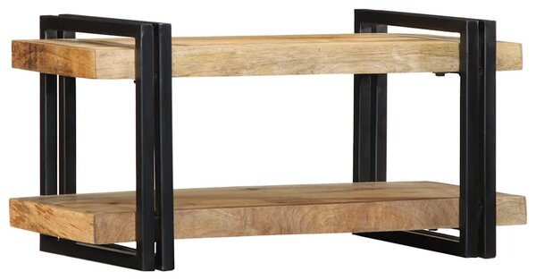 Fali polc 70x33x35 cm tömör nyersfa Mango