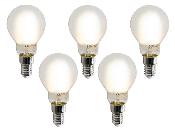 5 darabos Smart E14 LED izzó készlet P45 matt 4.2W 470 lm 2700-6500K