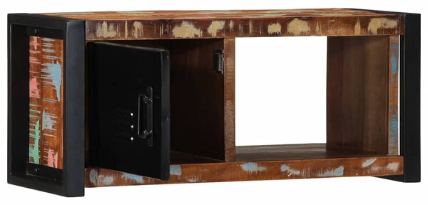 TV szekrény 80x30x35 cm tömörfa, újrahasznosított fa