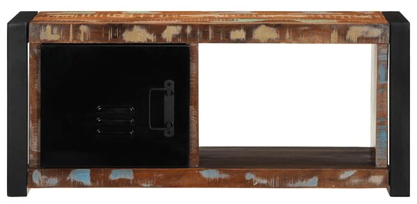 TV szekrény 80x30x35 cm tömörfa, újrahasznosított fa