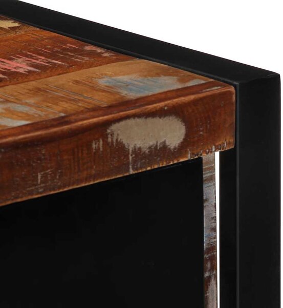 TV szekrény 100x30x35 cm tömörfa, újrahasznosított fa