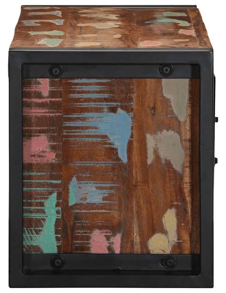 TV szekrény 80x30x35 cm tömörfa, újrahasznosított fa
