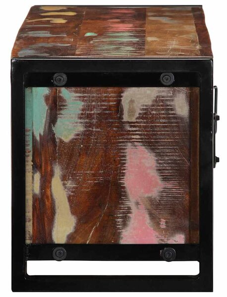 TV szekrény 100x30x35 cm tömörfa, újrahasznosított fa